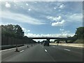 Footbridge crossing M1 southbound