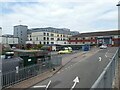 Periphery road of Royal Derby Hospital, near the A&E Department