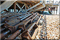 A supply of replacement cross-bracing, South Parade Pier, Southsea