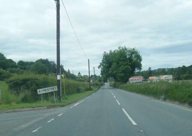 A4110 at Aymestree boundary