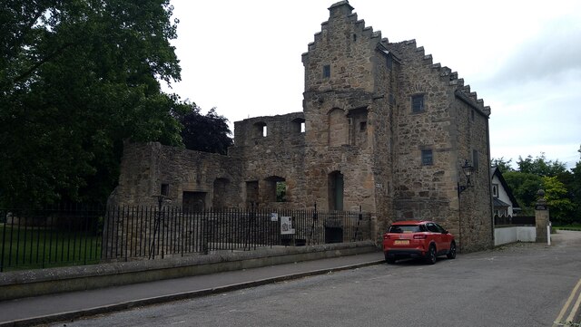 Remains of The Bishop's House, Elgin by Gordon Brown