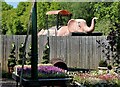 Pink elephant at Blackbrooks Garden Centre