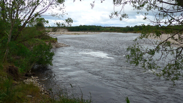 The turbulent River Spey