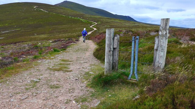 The Ben Rinnes path at Round Hill