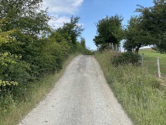 Unsurfaced road near Nant Coed-y-mynydd