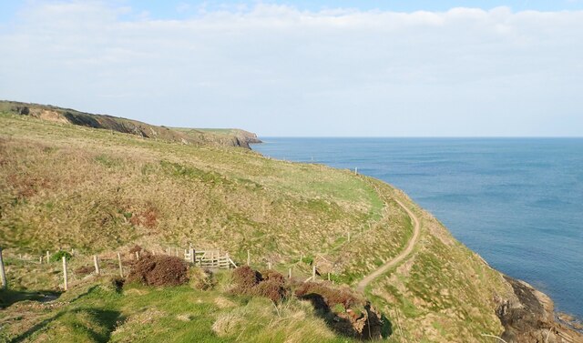 Pembrokeshire Coast Path west of Abereiddy
