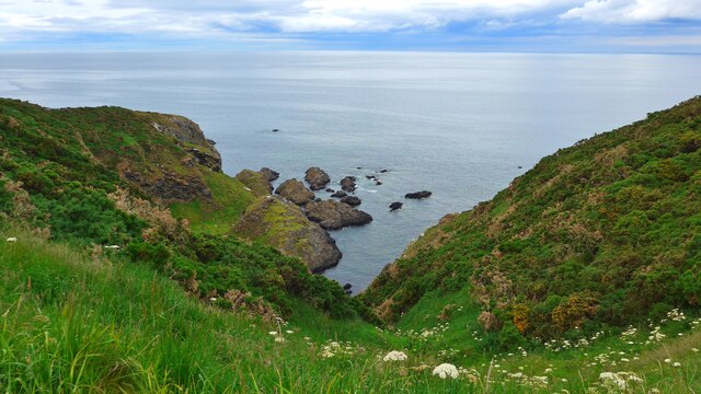 Geo west of Findlater Castle