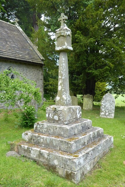 Cross in Knill churchyard © Philip Halling :: Geograph Britain and Ireland