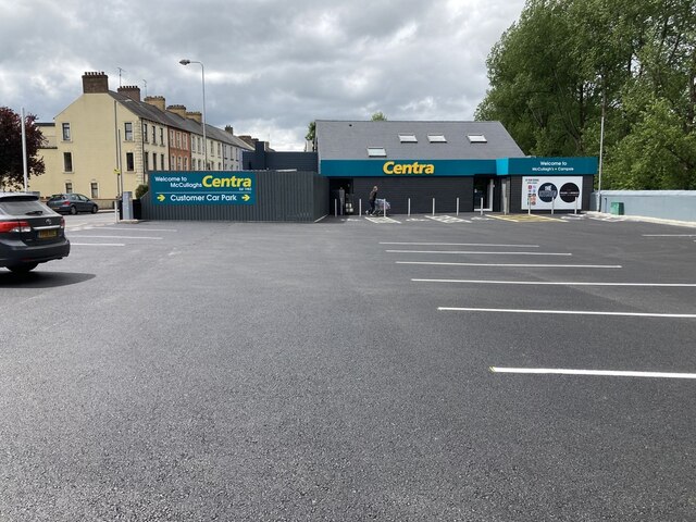 New customer car park, McCullagh's Centra, Omagh