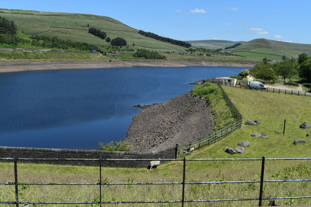 Southern tip of Woodhead Reservoir