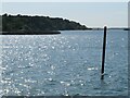 SZ0388 : Navigation post in Poole Harbour by Malc McDonald