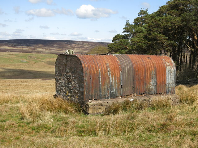 Small agricultural building, Harwoodshield Fell