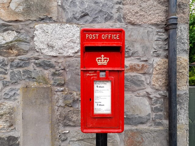 Post Box at Kingussie