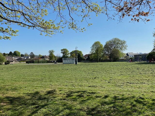 Clifford Park, Kingsteignton, in spring