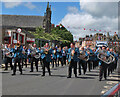 NT2540 : St Ronan's Silver Band, Beltane Procession Peebles by Jim Barton