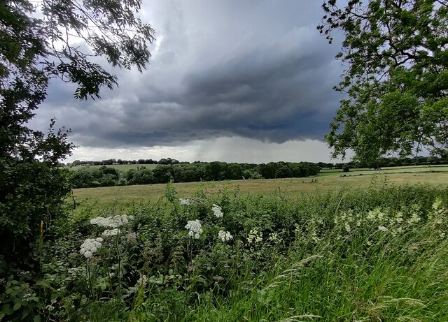 Stormy skies over South Staffordshire