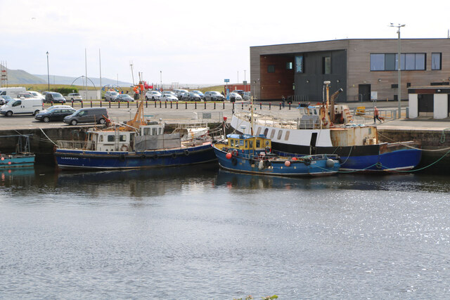 Boats at Girvan Harbour
