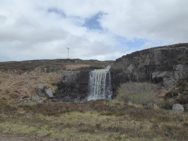 Waterfall, south of Lonbain