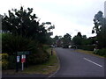 Looking from London Road into Piggott Place