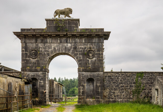Ireland in Ruins: Mote Park Gate, Co. Roscommon (2)