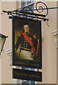 Sign for the Admiral Hardy, Greenwich