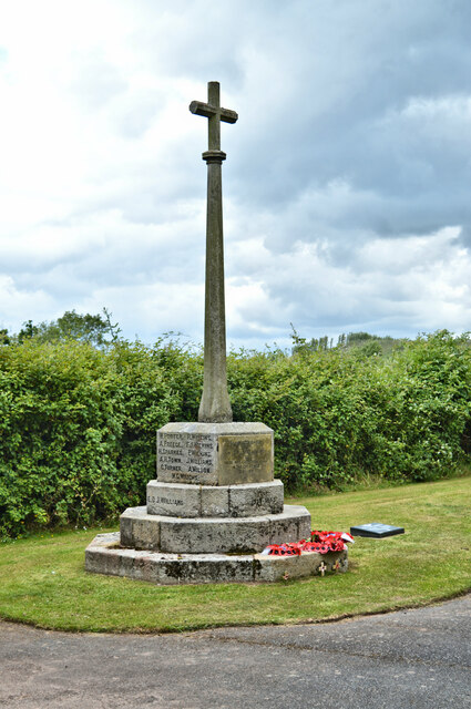 The village War Memorial, Burghill