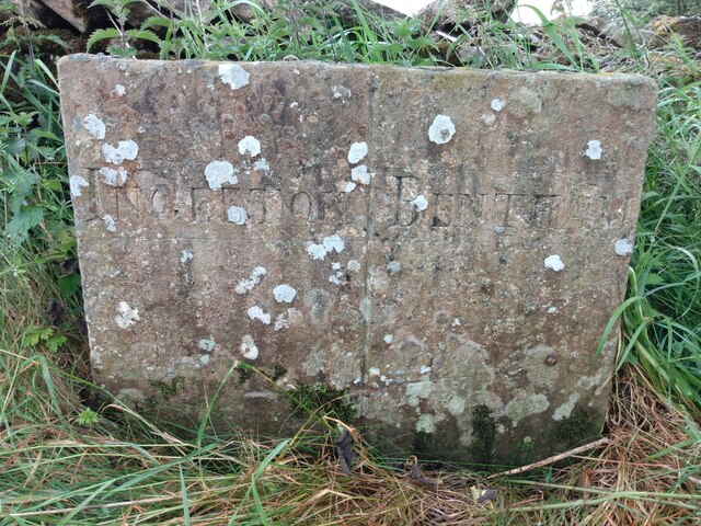 Old Boundary Marker between Ingleton and High Bentham