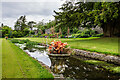N5676 : Loughcrew Gardens, Co. Meath- canal and parterre by Mike Searle