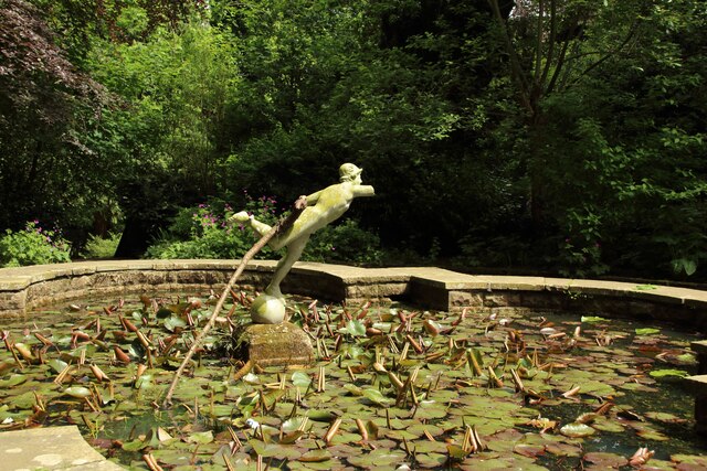 Lily pond, Peasholm Park, Scarborough