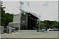 TA0389 : Temporary stage, Scarborough Open Air Theatre by Graham Robson