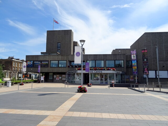 Civic Centre and Woodville Halls, Gravesend