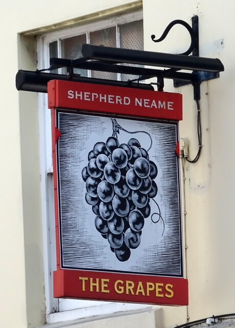 Sign for the Grapes, Gravesend
