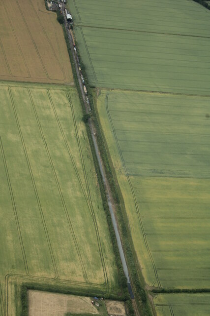 Lincolnshire Wolds Railway southern extension: aerial 2022