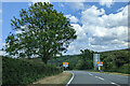 About to enter Dinas Cross on the A487, heading east