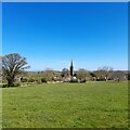 Weobley church from afar