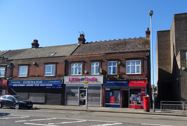 Businesses on Watling Street (A2),... © JThomas cc-by-sa/2.0 ...