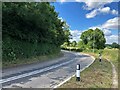 Sharp Bend on the B600 Road