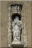 TM4249 : Statue on Orford church by Philip Halling