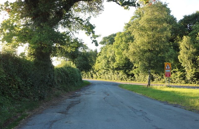 Parking area on Hereford Road near Durlow Common