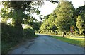 Parking area on Hereford Road near Durlow Common