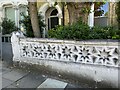 Front garden wall, Gipsy Hill