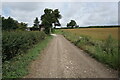 Farm track towards Cridmore Farm