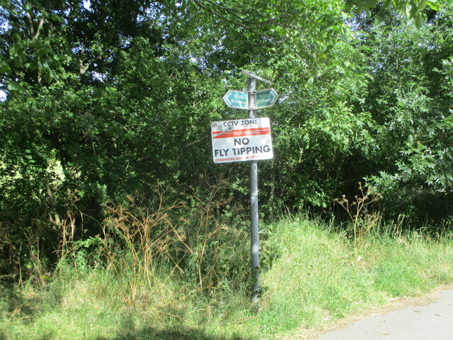 Signs on Green Lane