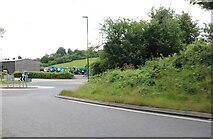 SO9617 : Seven Springs roundabout on the A436 by David Howard