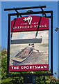 Sign for the Sportsman Public House, Seasalter