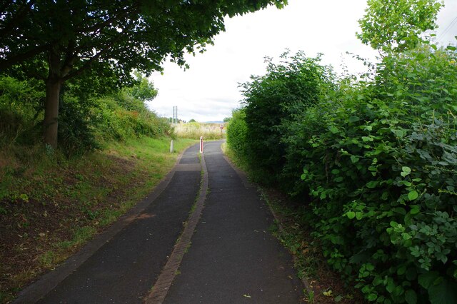 Footpath and cycleway to Bath Road, St. Peter's, Worcester