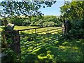 Gateway near Ffynnon-wen Spring