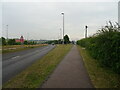 Path beside Main Road (A228)