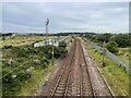 NS3427 : Monkton railway station (site), Ayrshire by Nigel Thompson
