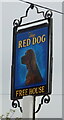 Sign for the Red Dog, High Halstow